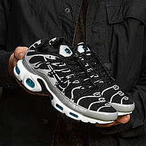 Чоловічі Кросівки Nike Air Max TN Plus Lace Toggle Black Grey / Найк Аїр Макс ТН Плюс Лайс Тогл Чорні з Сірим, фото 4