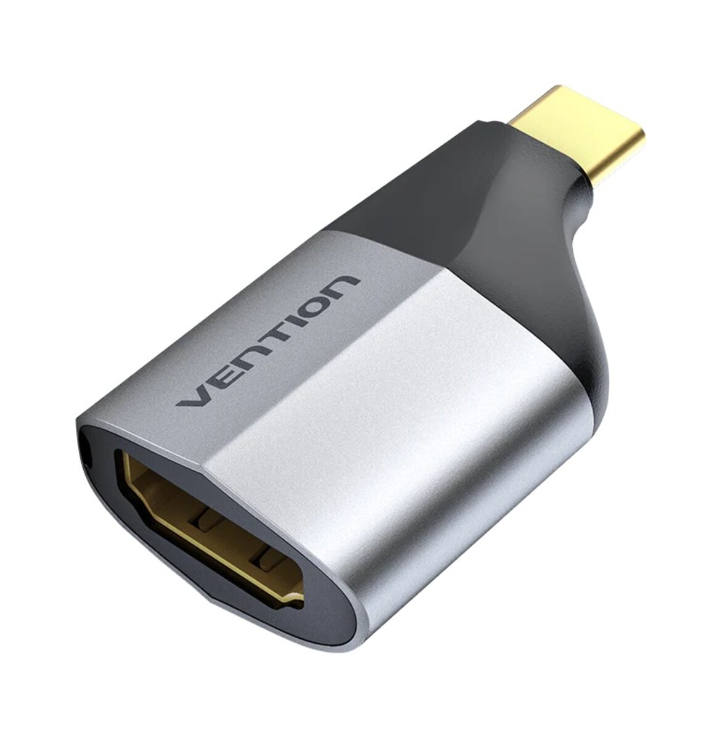 Перехідник Type-C F/HDMI M Vention TCAH0 сріблястий, фото 1