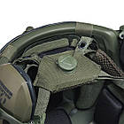 Шолом тактичний Fast TEAM WENDY Helmet NIJ IIIA + Навушники Walkers Razor Slim з чебурашкою + ліхтарик + кавер, фото 5