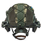 Шолом тактичний Fast TEAM WENDY Helmet NIJ IIIA + Навушники Walkers Razor Slim з чебурашкою + ліхтарик + кавер, фото 7