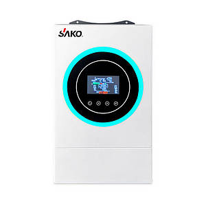 Гібридний інвертор 4.5KVA/4200W/24V+120A MPPT Sako