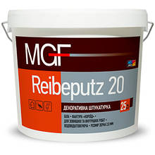 Декоративна штукатурка Короїд MGF Reibeputz 20 зерно 2 мм 25 кг