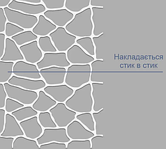Трафарет для штукатурки, фарбування декоративний багаторазовий, пластиковий трафарет (360х500), фото 4