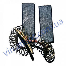 Щітки вугільні для пральної машини Siemens 5*12,5*35 клеєні, дріт у центрі з пружинкою 154740