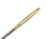 Голка для шкіри кругла 0,94*40 мм 20 шт набір голок для прошивки шкіри, фото 3