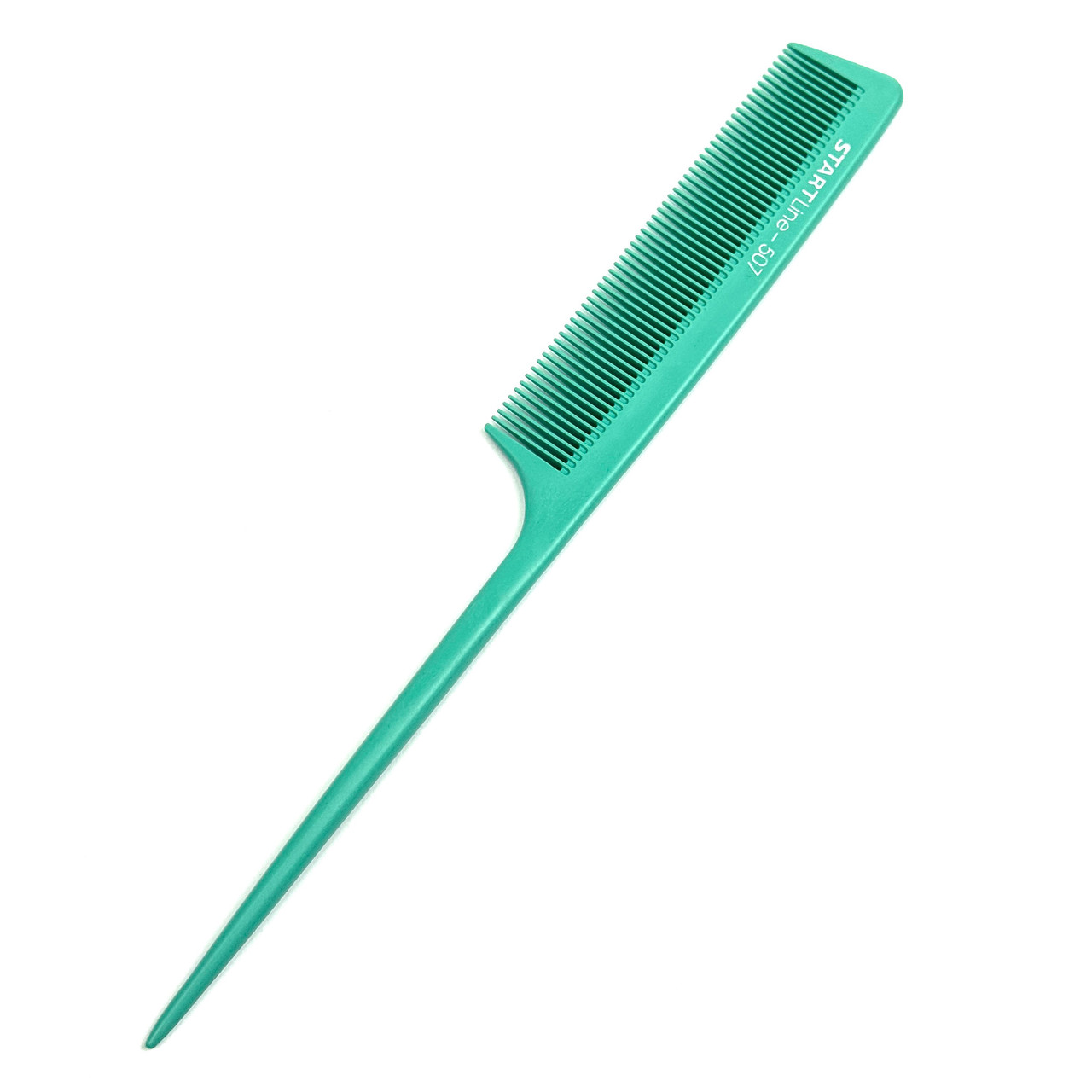 Гребінець з хвостиком StartLine Comb 507 Turquoise для волосся L= 21,5 см