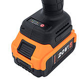 Гайковерт ударний акумуляторний Stromo AWA25 ( 600Hm ) (2 АКБ 20В 4Аг), фото 8