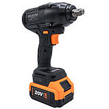 Гайковерт ударний акумуляторний Stromo AWA25 ( 600Hm ) (2 АКБ 20В 4Аг), фото 9