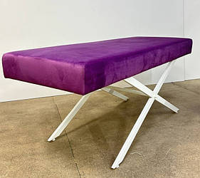 Стіл - кушетка для нарощування вій посилений кушетка для масажу на металевих ніжках КА01-04