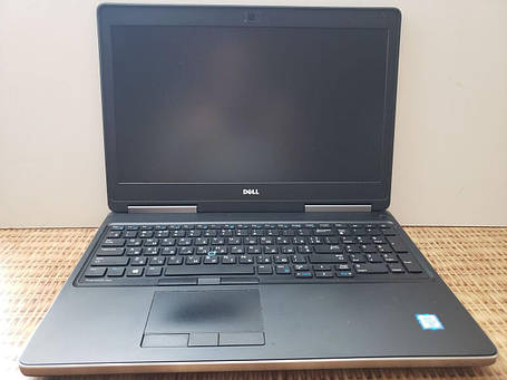 Б/в Ноутбук Dell Precision 7520 15.6" 1920x1080| i7-6820HQ| 32GB RAM| 256GB SSD+750GB HDD| Quadro M1200 4GB, фото 1