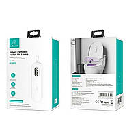 Ультрафіолетовий стерилізатор для дезинфекції Usams US-ZB210 Smart Portable Toilet UV Lamp White, фото 4
