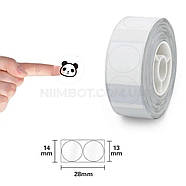 Етикетки NIIMBOT TT14*28-220 Round Transparent For D11/D110/D101/H1S (A2G88778901), фото 3