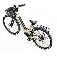 Електровелосипед OKAI EB10 Beige 28', 250(500)W, 14.4Ah, 100km, 25km\h, NFC, App, 30kg, фото 8