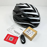 Захисний шолом Livall BH62 NEO (L) Black/White (55-61см), акустика, мікрофон, сигнали поворотів та стопів,, фото 9