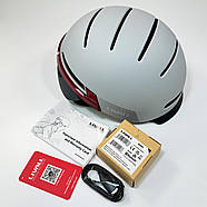 Захисний шолом Livall BH51M NEO (L) Sandstone Grey (57-61см), акустика, мікрофон, сигнали поворотів та стопів,, фото 8
