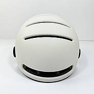 Захисний шолом Livall L23 (M) Ivory White (54-58см), сигнал поворотів та стопів, додаток, зйомний візор (пульт, фото 3