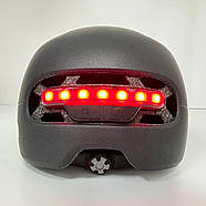 Захисний шолом Livall C20 (L) Midnight Black (57-61см), сигнал стопів, фото 7