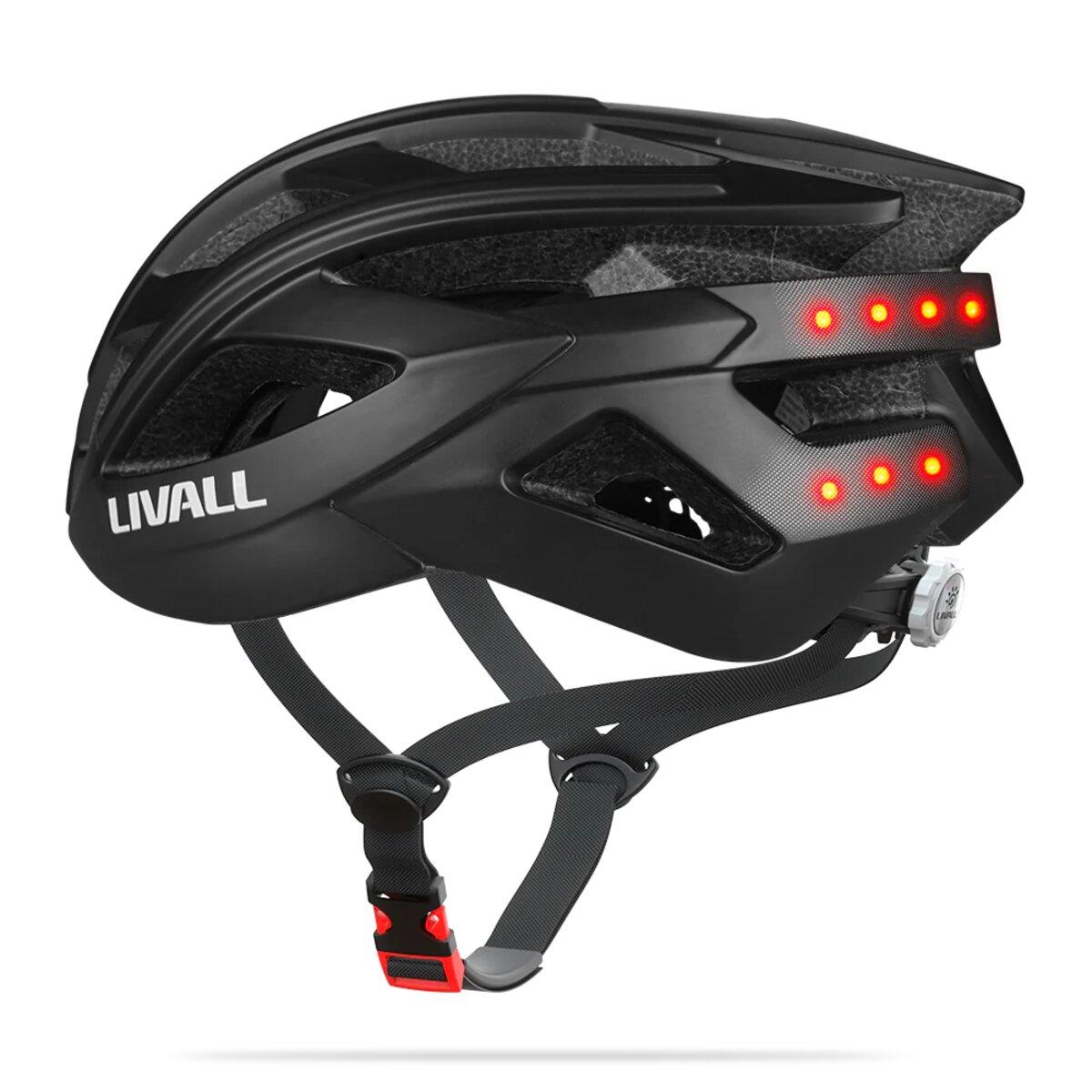 Захисний шолом Livall BH60SE NEO (L) Black (55-61см), акустика, мікрофон, сигнали поворотів та стопів,