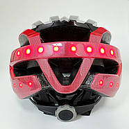 Захисний шолом Livall MT1 NEO (M) Black/Red (54-58см), акустика, мікрофон, сигнали поворотів та стопів,, фото 7