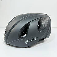 Захисний шолом Smart4u R55 (L) Black (58-62см), акустика, мікрофон, сигнали поворотів та стопів, додаток,, фото 5