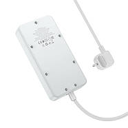 Мережевий подовжувач HOCO AC8A Storm 3-position socket(PD30W/1C3A) White, фото 5