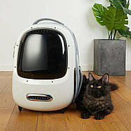 Рюкзак-переноска PETKIT Breezy2 Smart Cat Carrier white (P7704-W), фото 6