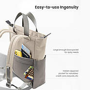 Рюкзак Tomtoc Slash-T63 Laptop Backpack Moon Grey 13.5 Inch/12L (T63M1G1), фото 5