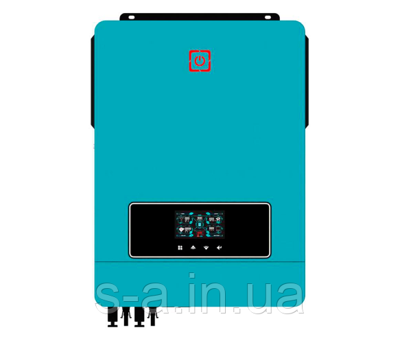 ДБЖ із правильною синусоюдою Гібридний інвертор Exelon EMAX PRO-10.2 KW, 10200VA, 48V, струм заряду 0-160A, MPPT (90-450VDC, 2/18A
