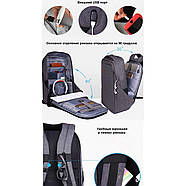Рюкзак Tigernu T-B3237U 16" Grey (with box), фото 8
