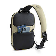 Сумка Tomtoc Navigator-T24 Sling Bag Khaki 14 Inch/7L (T24M1K1), фото 3