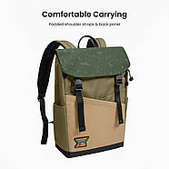 Рюкзак Tomtoc Slash-T64 Flip Laptop Backpack Green 15.6 Inch/18L (T64M1T1GC), фото 3