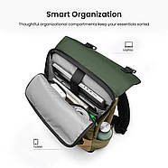 Рюкзак Tomtoc Slash-T64 Flip Laptop Backpack Green 15.6 Inch/18L (T64M1T1GC), фото 4
