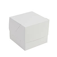 Коробка 100х100х90 (на 1 капкейк) без вікна, біла
