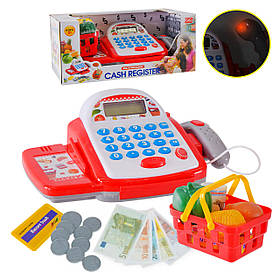 Каса 6300 на батарейках зі сканером калькулятором та овочами