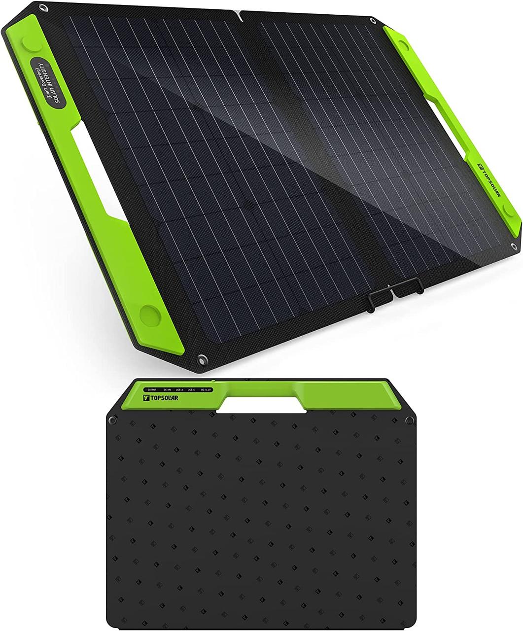 Сонячна складна панель TopSolar SolarFolio 60Вт на 2 великі секції