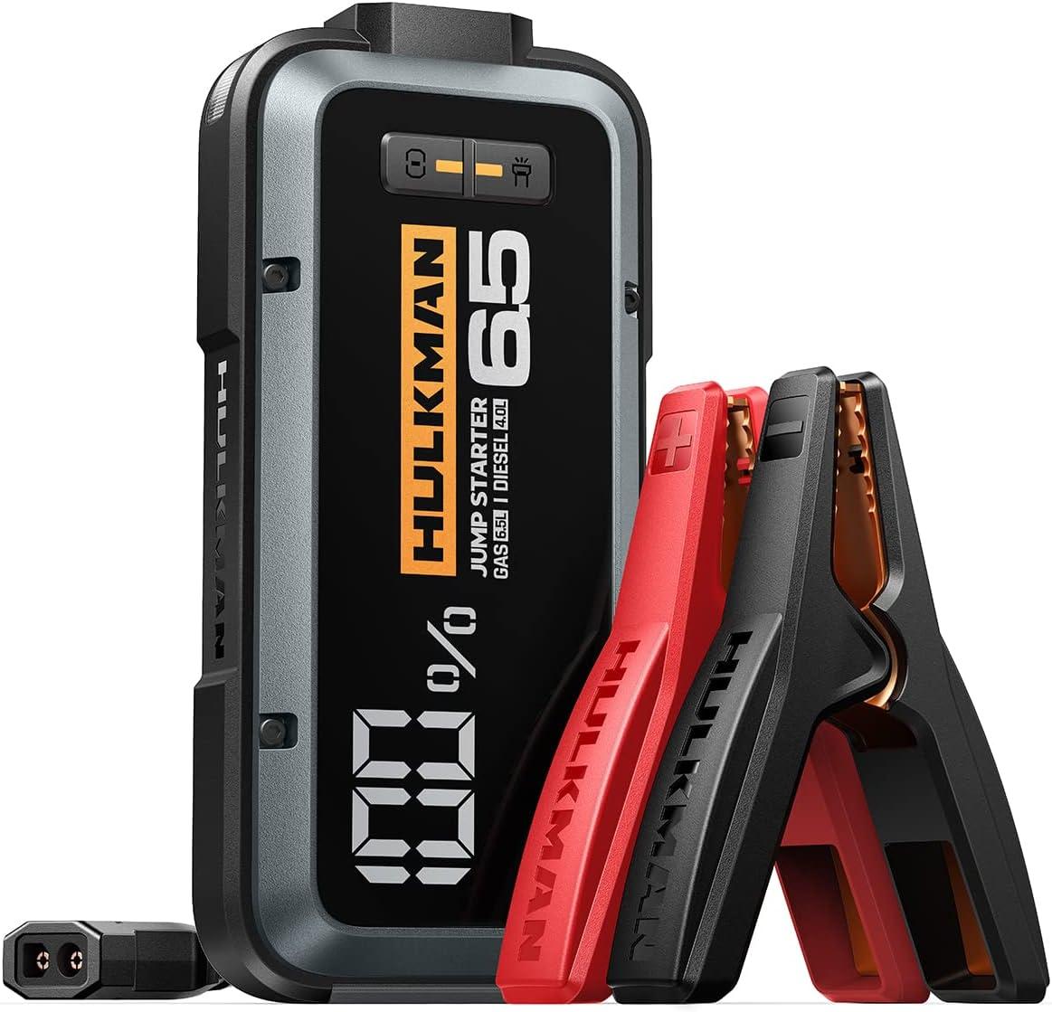 Пусковий пристрій HULKMAN Alpha 65 Jump Starter 1200A для бензинових та дизельних двигунів