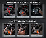 Пусковий пристрій AstroAI 1750А Jump Starter (12000 mAh) з повітряним компресором, фото 9