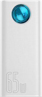 УМБ Baseus 65Вт 30 000 mAh Amblight Digital Display Quick Charge 65Вт, Білий