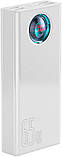 УМБ Baseus 65Вт 30 000 mAh Amblight Digital Display Quick Charge 65Вт,  Білий, фото 3