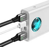 УМБ Baseus 65Вт 30 000 mAh Amblight Digital Display Quick Charge 65Вт,  Білий, фото 4