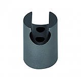 Тримач для ручного душу Qtap Spojeni округлий QT829910842854GRP Graphite, фото 3