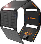 Сонячна складана панель FlexSolar 40Вт (IP67) плюс кабель DC5521 для заряджання ноутбука, фото 3
