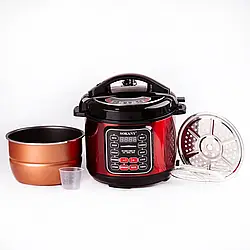 Lugi Мультиварка скороварка 5 л 1000 Вт багатофункціональна пароварка SK-2402-5L 1000 Вт багатофункціональна п