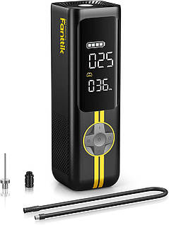 Акумуляторний автомобільний компресор Fanttik X8 APEX для накачування шин зі світлодіодним ліхтарем, Жовтий