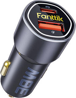 Зарядний пристрій у прикурювач Fanttik 38W адаптер з PD3.0 QC3.0