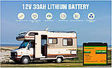 Акумулятор Eco-Worthy LiFePO4 12V 30Ah (384Wh), фото 4