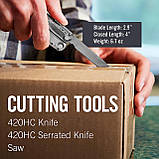 Мультитул Leatherman Rebar зі змінними кусачками преміум-класу та нейлоновим чохлом, Stainless Steel, фото 6