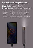 Кишеньковий ліхтарикик SOLOVE X3s з функцією Power Bank, Чорний, фото 5