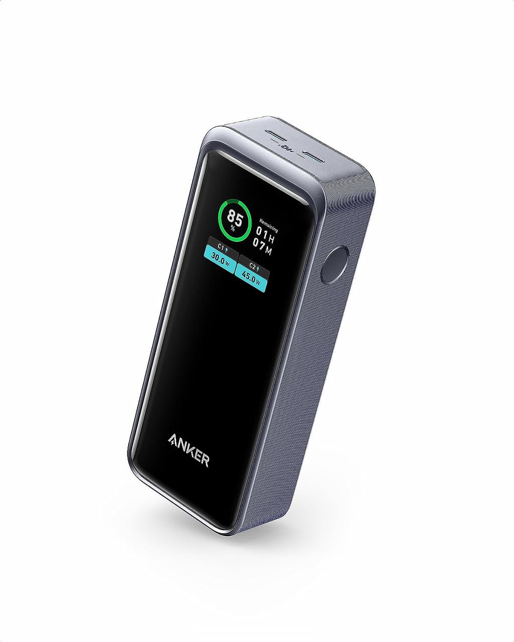 УМБ Anker Prime Power Bank 12000 мАг потужністю 130 W, Чорний