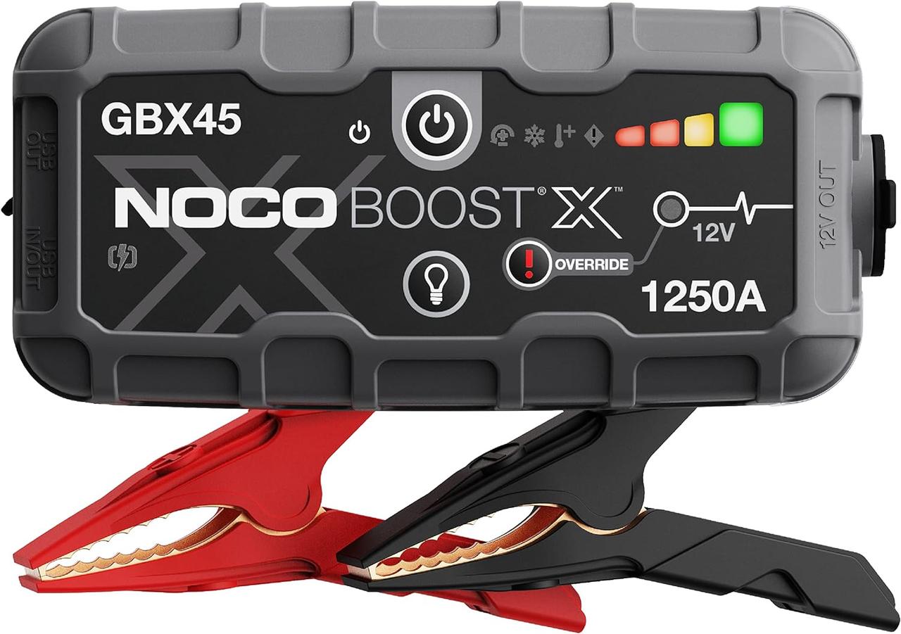 Пусковий пристрій NOCO Boost X GBX45 1250A UltraSafe для бензинових та дизельних двигунів до 6,5 літрів